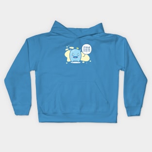 I'm blue (da ba dee da ba dye) - yellow Kids Hoodie